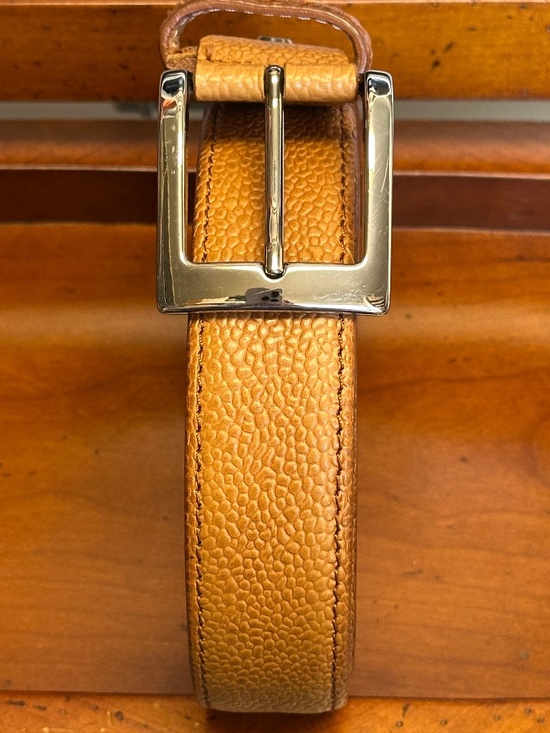 Di Bianco | Bottelato Tan Belt | Artisanal Italian Leather  Di Bianco Bottelato Leather Belt Mens SZ 36